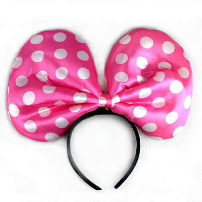 

FUNNYBUNNY LED Light Up Jumbo Polka Dot Bow Headband