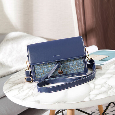 

Summer day small lady bag Chao Korean version Baitie one shoulder inclined bag fashion simple side