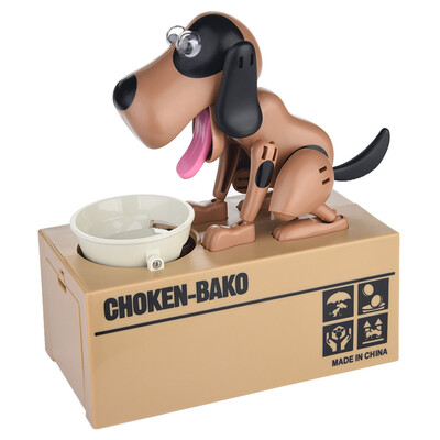 

My Dog Bank Robotic Coin Munching Toy Money Box Saving Box Childrens Bank
