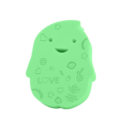 

Gobestart Bath Sponge Penguin Bear Pva Bath Sponge Cute for Baby Shower Bath