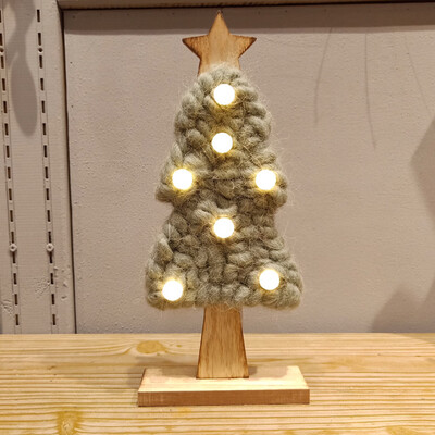 

〖Follure〗LED Felt Christmas Tree Christmas Gifts For 2019 New Year Xmas Decor Home