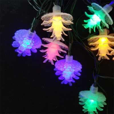 

〖Follure〗Solar Pine Cone Light Christmas Lights Decoration Outdoor Waterproof Lamp 20 LED