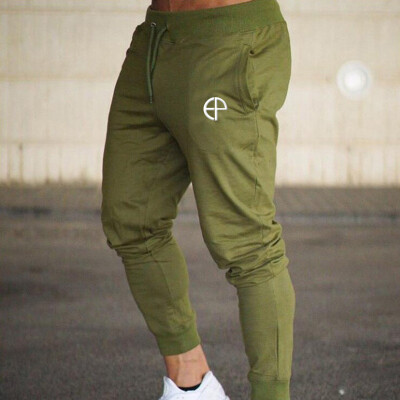 

Men Slim Fit Jogger Sports Gym Bodybuilding Running Track Trousers Sweatpants