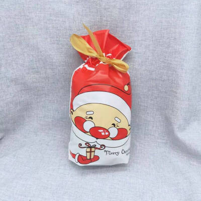 

Elk Snowflake Santa Claus Gift Bags Merry Chrtistmas Candy Food Bags With Ribbon For Christmas Decoration Supplies