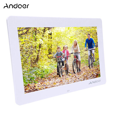 

Andoer 14" Wide Screen HD LED Digital Picture Frame Digital Album High Resolution 1280800 Electronic Photo Frame with Remote Cont