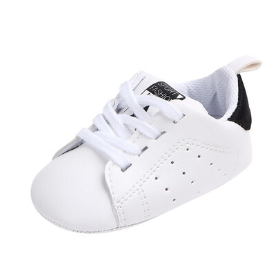 

Newborn Baby Toddler Solid Star Letter Print Anti-slip Soft Sole Casual Shoes