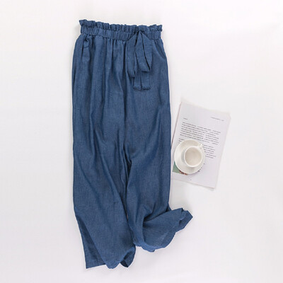 

Gobestart Womens autumn Loose Big Yards Elastic Waist Pants Trousers