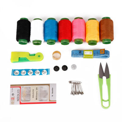 

Portable Travel Sewing Set Knitting Needles Tools Stitching Quilting Thread