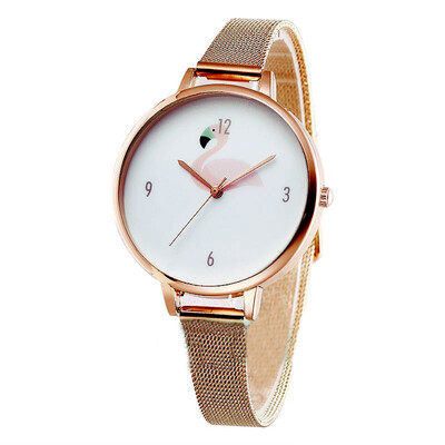 

Women\s Watch Casual Brief Style Fashionable Animal Pattern Chic Watch Accessory