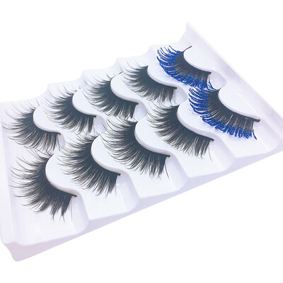 

〖Follure〗5 Pair Luxury 3D False Lashes Fluffy Strip Eyelashes Long Natural Party