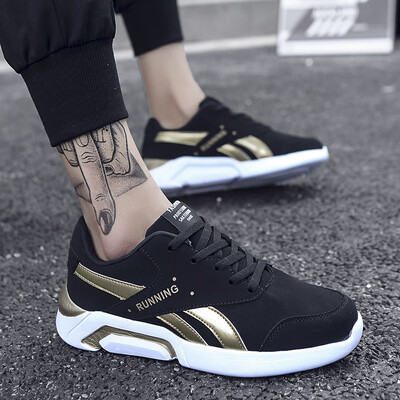 

Summer mens student sports shoes 2019 Korean version of the trend canvas shoes breathable running shoes wild mens shoes