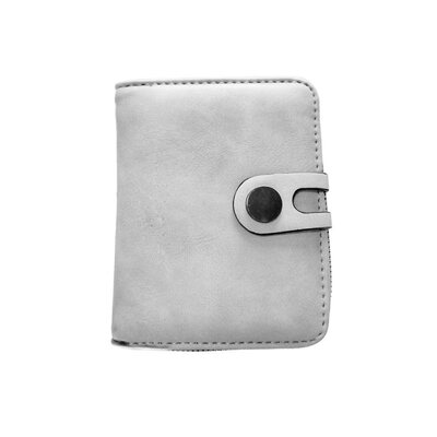 

Solid Color Retro Women Bifold Short Wallet Coin Purse Clutches Bag Card Holder