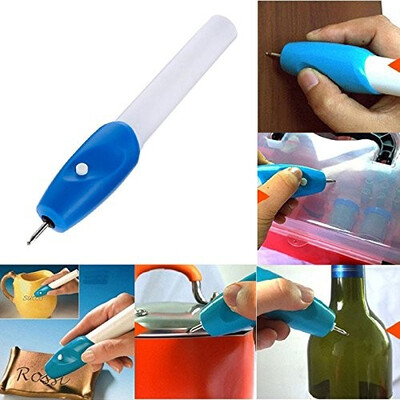 

Multi-Functional Engraver Pen Cordless Etching Tools with Metal Ruler Letter Stencils for DIY Wood Metal Plastic Zippo Jewelry Gla