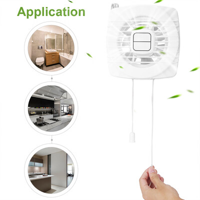 

Kitchen Bathroom Exhaust Fan12W 220V Home Bathroom Kitchen Window Wall Mount Air Vent Ventilation Exhaust FanBathroom Vent Fan