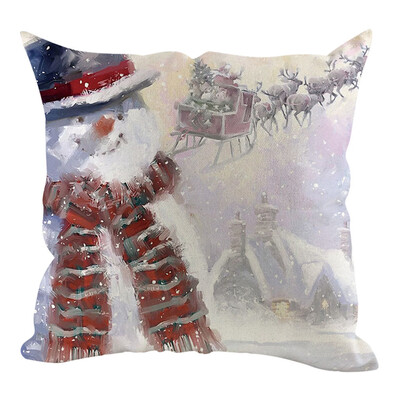 

〖Follure〗Christmas Pillow Cover Pillowcases Decorative Sofa Cushion Cover Home Decoration
