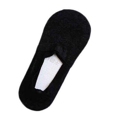 

New Arrivals Women Lace Flower Socks Summer Cotton Lace Antiskid Invisible Liner Low Cut Socks Short Breathable Yoga Sock