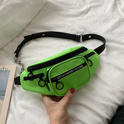 

Net red pouch fashion trend chest bag handbags new 2019 wild foreign shoulder bag ins girls Messenger bag