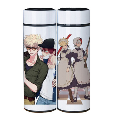 

CAR-TOBBY Anime My Hero Academia 350ml Thermos Vacuum Cup Water Bottle Mug Cosplay Gift
