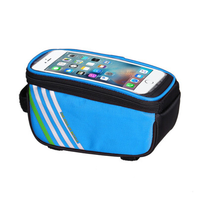 

15L 55 Inch Waterproof Touch Screen Bicycle Bags Cycling Bike Front Frame Bag Tube Pouch Mobile Phone Storage Bag