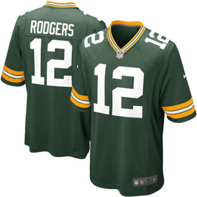 

Mens Football Jersey Green Bay Packers Aaron Rodgers Green Game Jersey