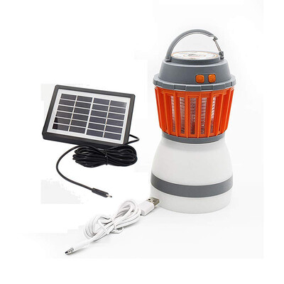 

Solar Multi-Function Camping Lantern Built-in UV LED Mosquito Spectrum Sets outdoor lighting&anti-mosquito integration for cam