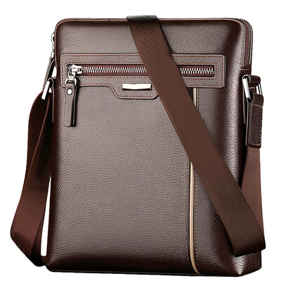 

Tailored Men Vintage Shoulder Bags Crossbody Bags Retro Zipper Handbags