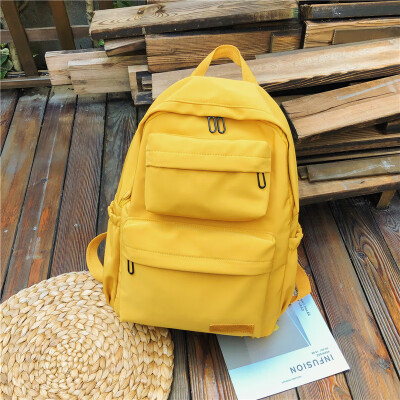 

Schoolbag female college students Korean version of senior high school has a simple backpack&shoulder bag with insfeng BF