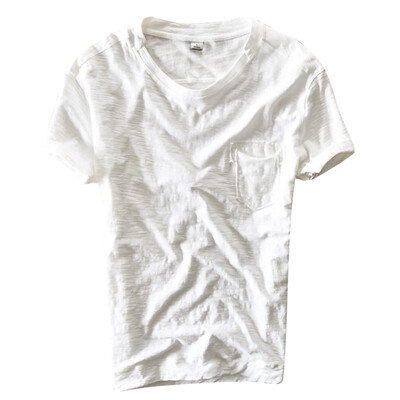 

Toponeto Mens Summer Tee Solid O-neck Short Sleeve Slim Fit Casual Shirt Blouse Top