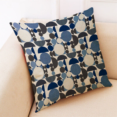 

Toponeto Several And Pattern Pillowcase Linen Sofa Cushion Cover Home Decoration Pillowca