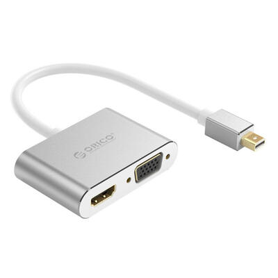 

ORICO XD-MDFHV4 Mini DP to HDMIVGA Converter Display Port Docking Station