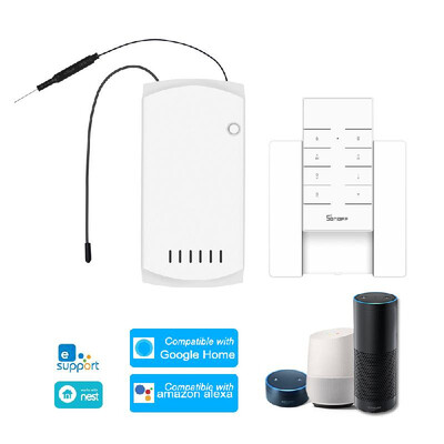

SONOFF IFan03RM433Base Ceiling Fan Controller Smart Switch Controller with RF Remote & Base WiFi Smart Ceiling Fan Light Control