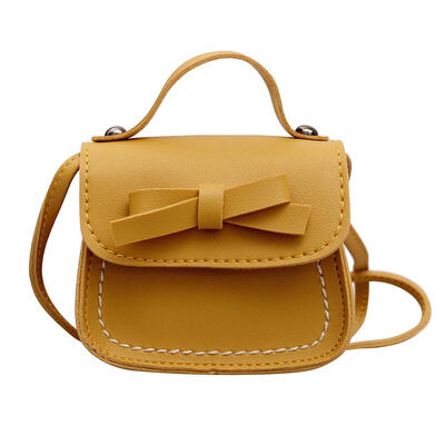 

Kids Girls Cute Bowknot Handbags PU Leather Shoulder Mini Crossbody Clutch