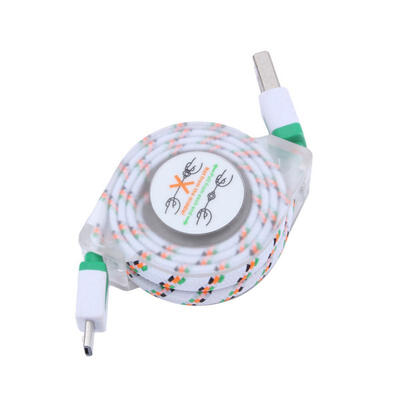 

Retractable Micro USB Cable Portable Charging And Syncing Cord For Android Phone