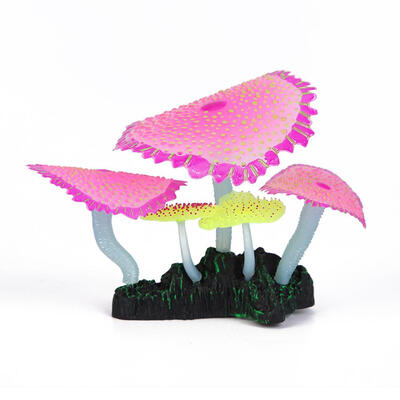 

Simulation Luminous Sea Anemones Fake Underwater Plants Fish Tank Decor