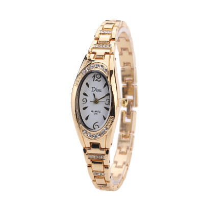 

Europe&the United States hot trend fashion ladies bracelet watch oval head set diamond alloy quartz watch