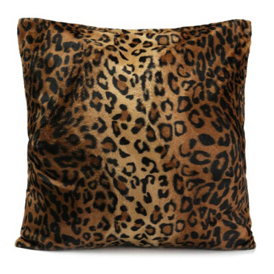 

Pillowcase Soft Cover Print Leopard Pillow Cushion Leopard Leopard Print Simple Practical Cushion Cover