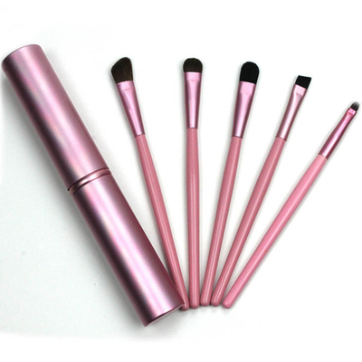 

Toponeto 5Pcs Professional Makeup Eye Eyeshadow Brush Brushes Cosmetic SetRound Tube