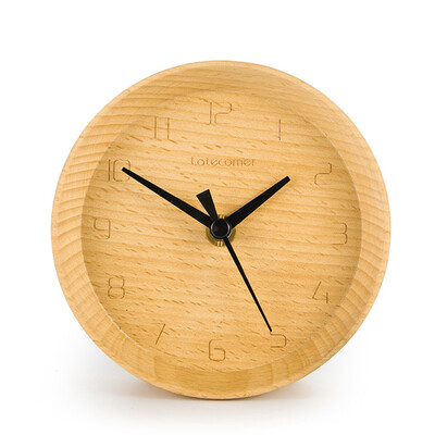 

Gobestart Latecomer Japanese-style Wooden Desktop Electronic Clock Digital Clock