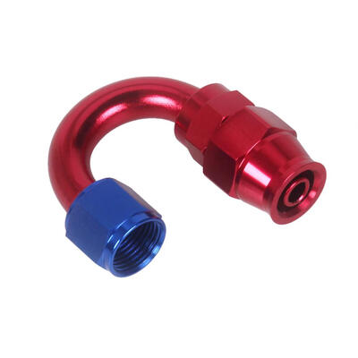 

AN -8 180 Degree Swivel Seal Fuel Oil Braided PTFE Hose Fitting Aluminum