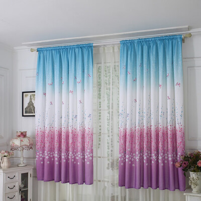 

Siaonvr Butterfly Curtain Tulle Window Treatment Voile Drape Valance 1 Panel Fabric