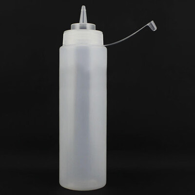 

UK Plastic 8-24oz Squeeze Bottle Condiment Dispenser Ketchup Mustard Sauce Hot