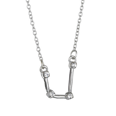 

12 Horoscope Aries Pisces Leo Necklace Gold Silver Color 12 Constellation Necklaces Pendants Choker Necklaces For Women Jewelry