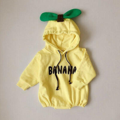 

UK Newborn Infant Babys Girl Boy Banana Outfits Jumpsuit Bodysuit Romper Clothes