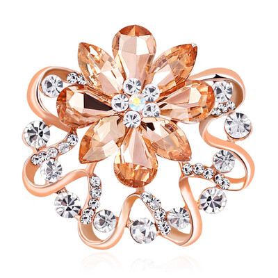 

colorful Elegant Faux Pearl Rhinestone Scarf Ring Silk Scarf Buckle Clip Fashion Jewelry