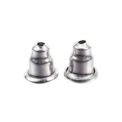 

304 Stainless Steel Ear Nuts Stainless Steel Color 6x5mm Hole 1mm
