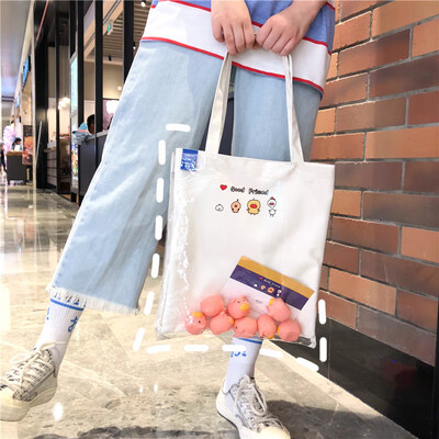 

Ins super-hot transparent bag for women in the Chinese version of the Korean version of shoulder bag cute cute cute handbag