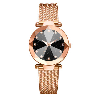

Star Watch Womens Watch New Diamond Studded Silicone Quartz Watch