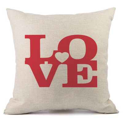 

Siaonvr Valentines Day Fashion Throw Pillow Cases Cafe Sofa Cushion Cover Home Decor