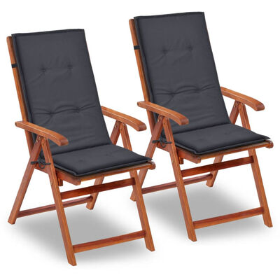 

Garden Chair Cushions 2 pcs Anthracite 472"x197"x118