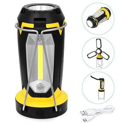 

1pc LED Flashlight Tent Light Outdoor USB Charging Lamp Camping Accessory Tools